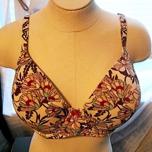 Floral mod embraceable bra